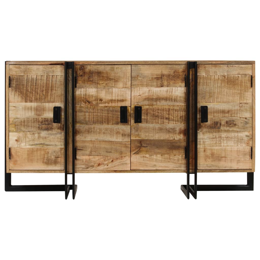 Buffet Style Industriel en Bois de Manguier-La-Fabrique-Industrielle