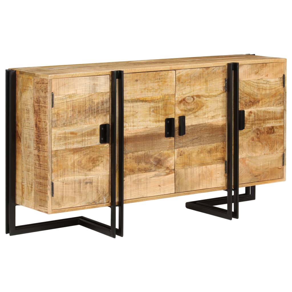 Buffet Style Industriel en Bois de Manguier-La-Fabrique-Industrielle