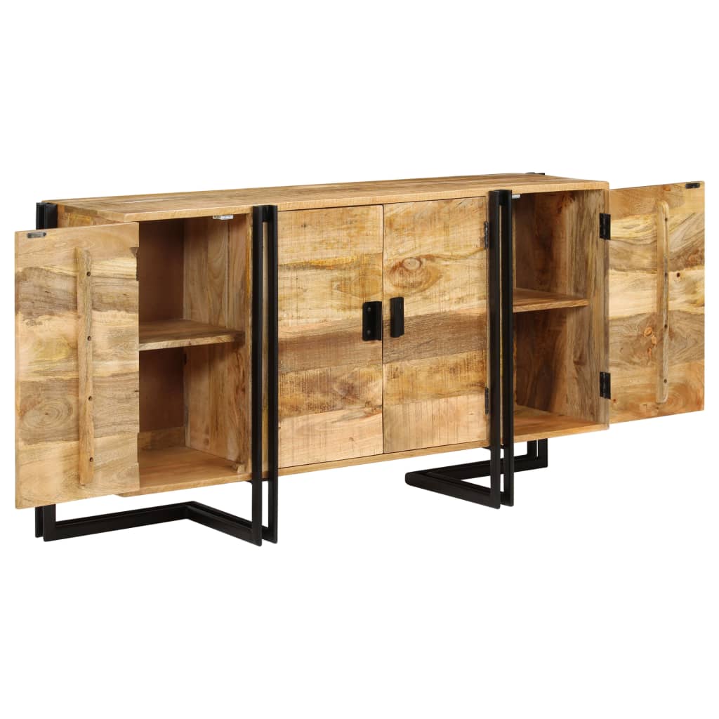 Buffet Style Industriel en Bois de Manguier-La-Fabrique-Industrielle