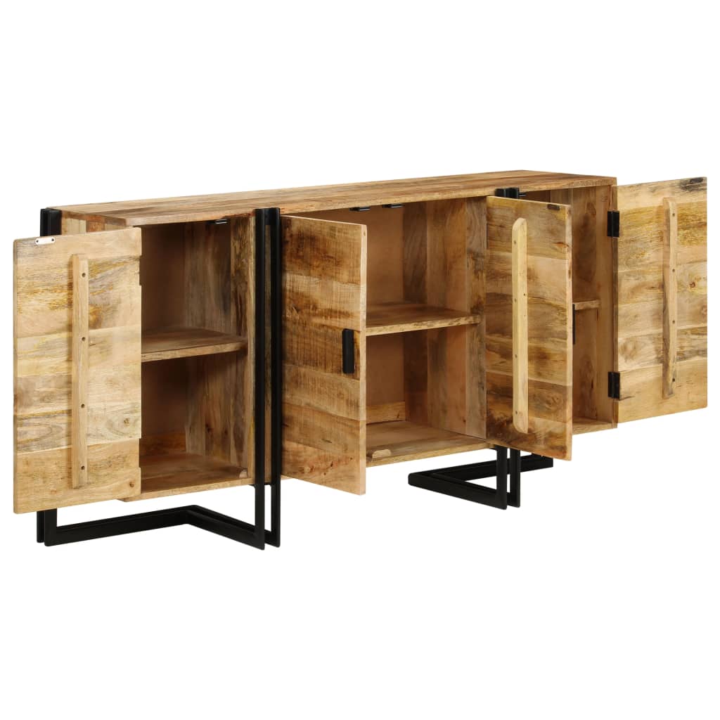 Buffet Style Industriel en Bois de Manguier-La-Fabrique-Industrielle
