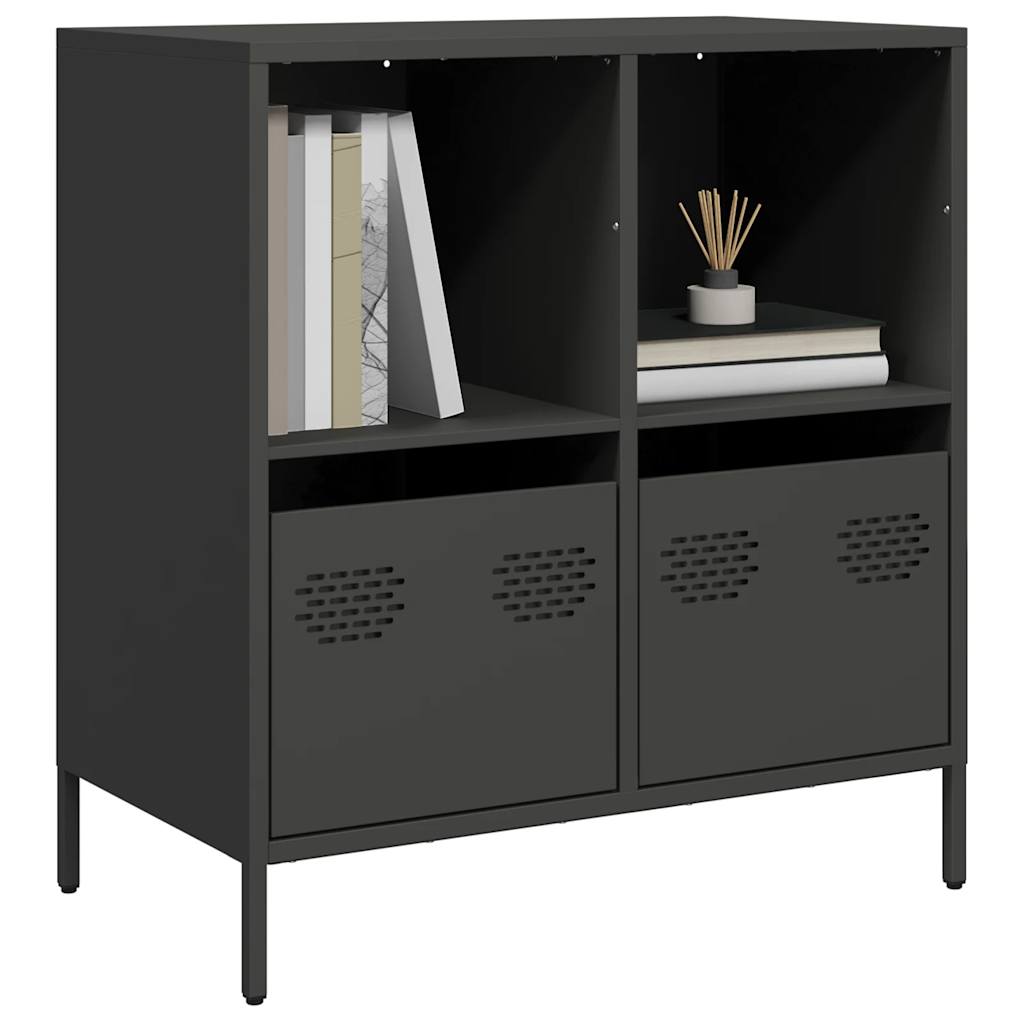 Buffet en Acier Industriel 140 cm-Noir-68 cm-La-Fabrique-Industrielle