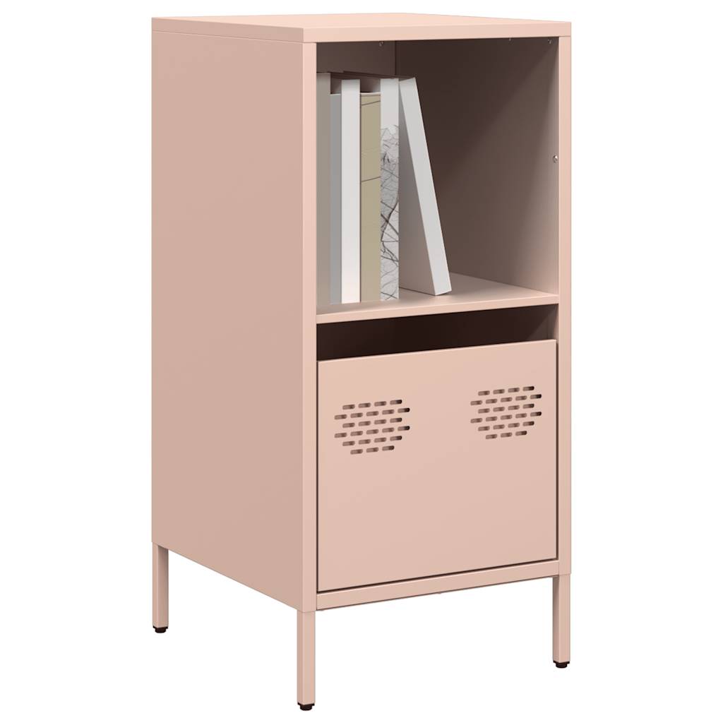 Buffet en Acier Industriel 140 cm-Rose-35 cm-La-Fabrique-Industrielle