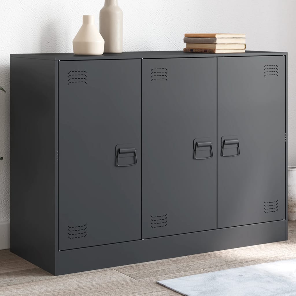 Buffet en Acier Style Industriel-Anthracite-1-La-Fabrique-Industrielle