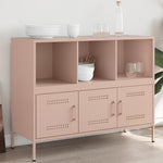 Buffet en Acier au Style Industriel-Rose-1-La-Fabrique-Industrielle
