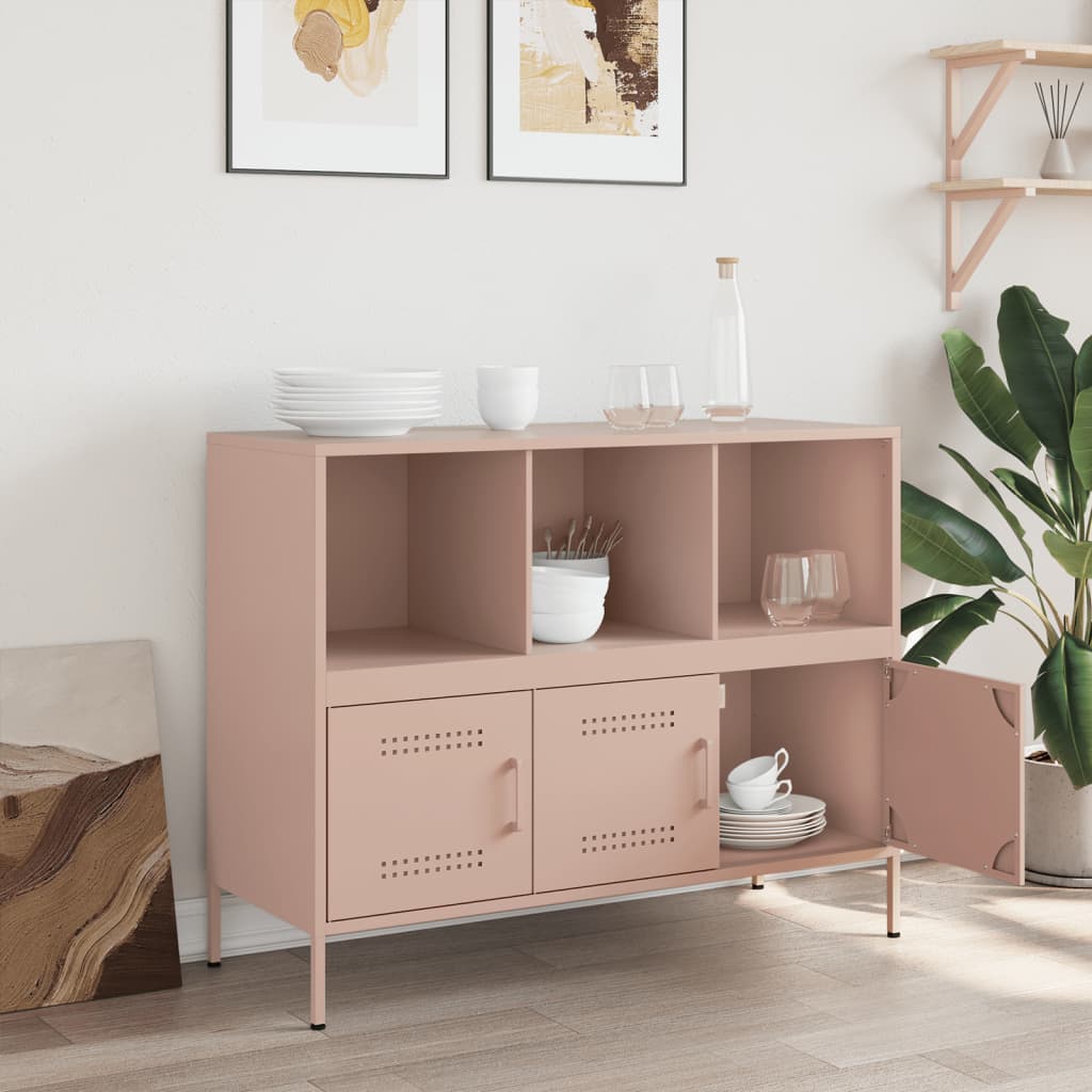 Buffet en Acier au Style Industriel-La-Fabrique-Industrielle