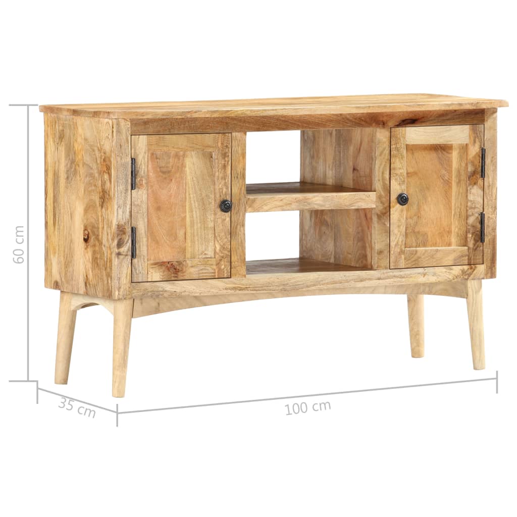 Buffet en Bois Clair de Manguier Massif-La-Fabrique-Industrielle