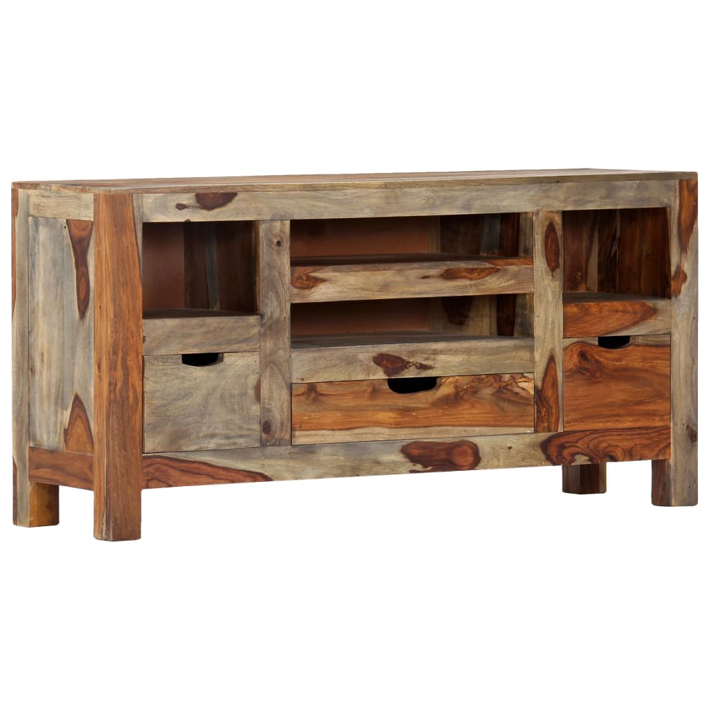 Buffet en Bois Foncé Style Industriel-La-Fabrique-Industrielle