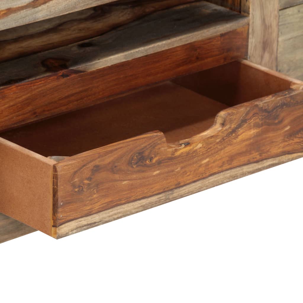Buffet en Bois Foncé Style Industriel-La-Fabrique-Industrielle