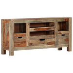 Buffet en Bois Foncé Style Industriel-La-Fabrique-Industrielle