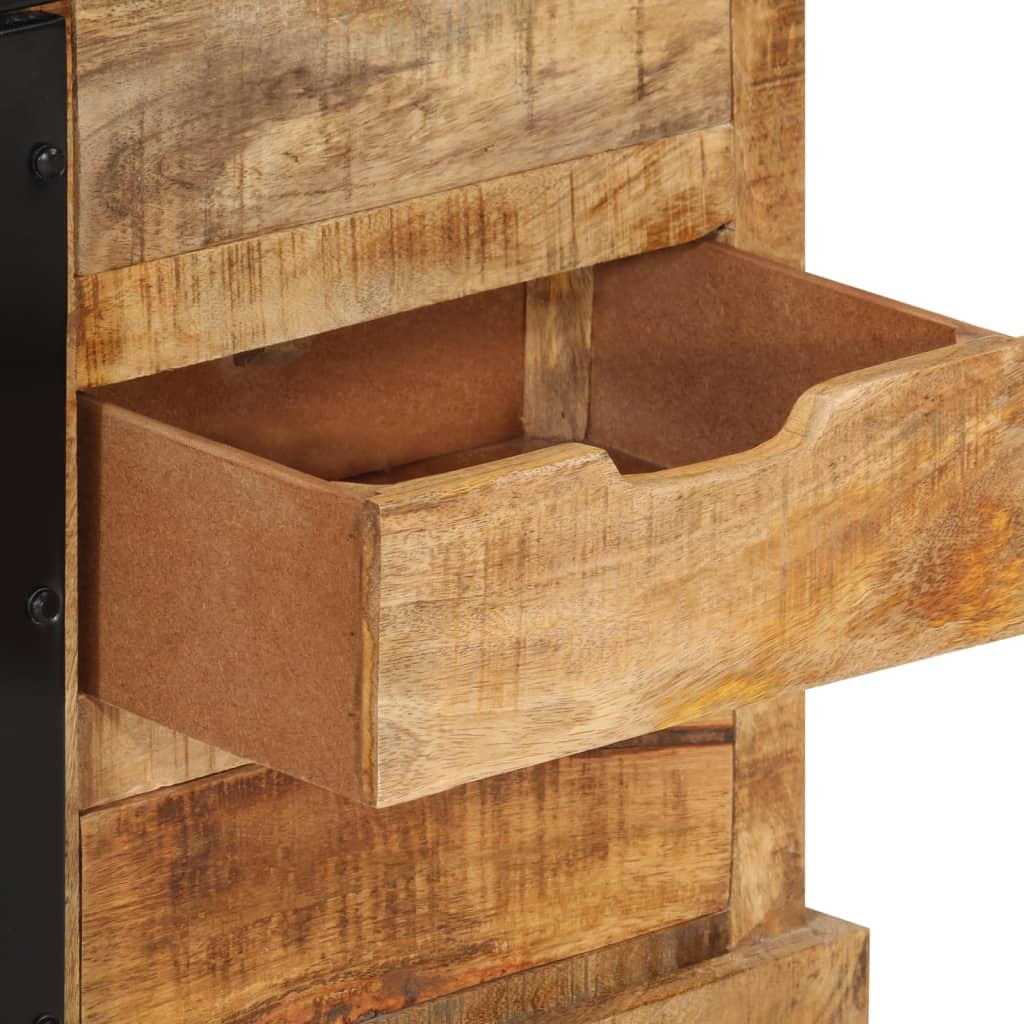 Buffet en Bois de Manguier et Métal Indus-La-Fabrique-Industrielle