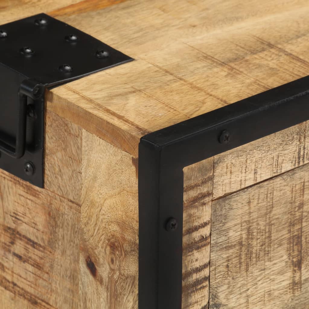 Buffet en Bois de Manguier et Métal Noir-La-Fabrique-Industrielle