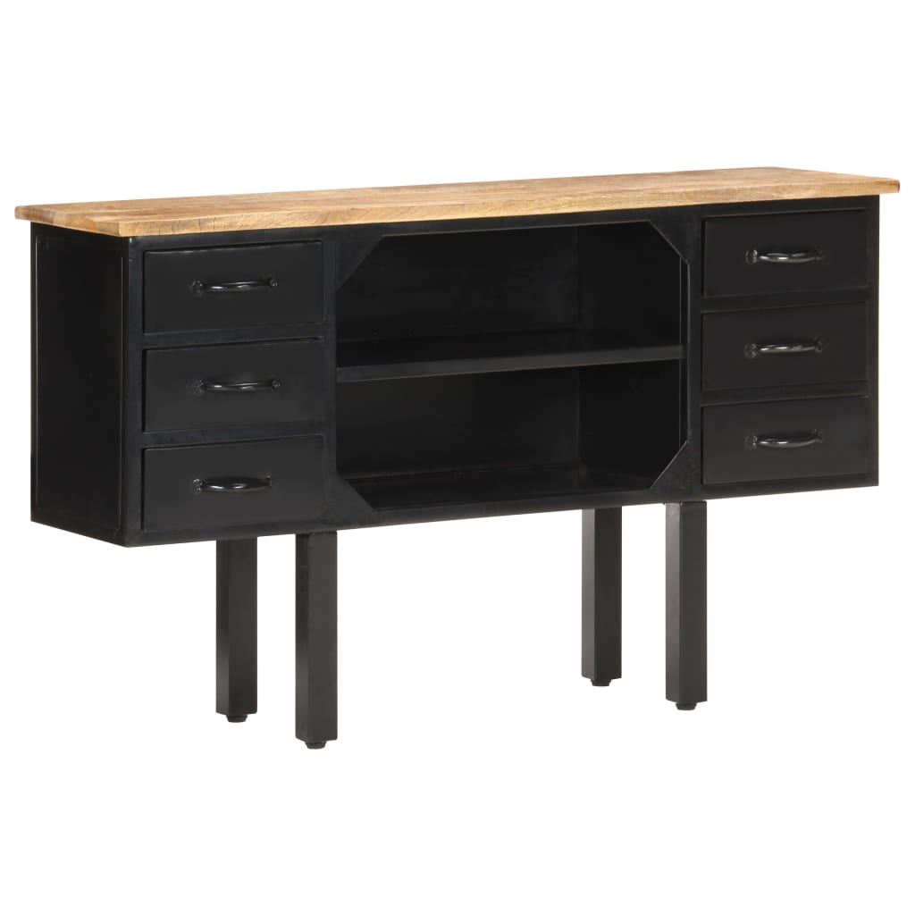 Buffet en Bois et Métal Industriel-La-Fabrique-Industrielle