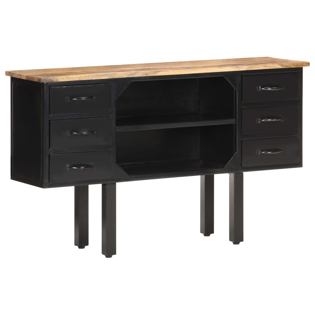 Buffet en Bois et Métal Industriel-La-Fabrique-Industrielle