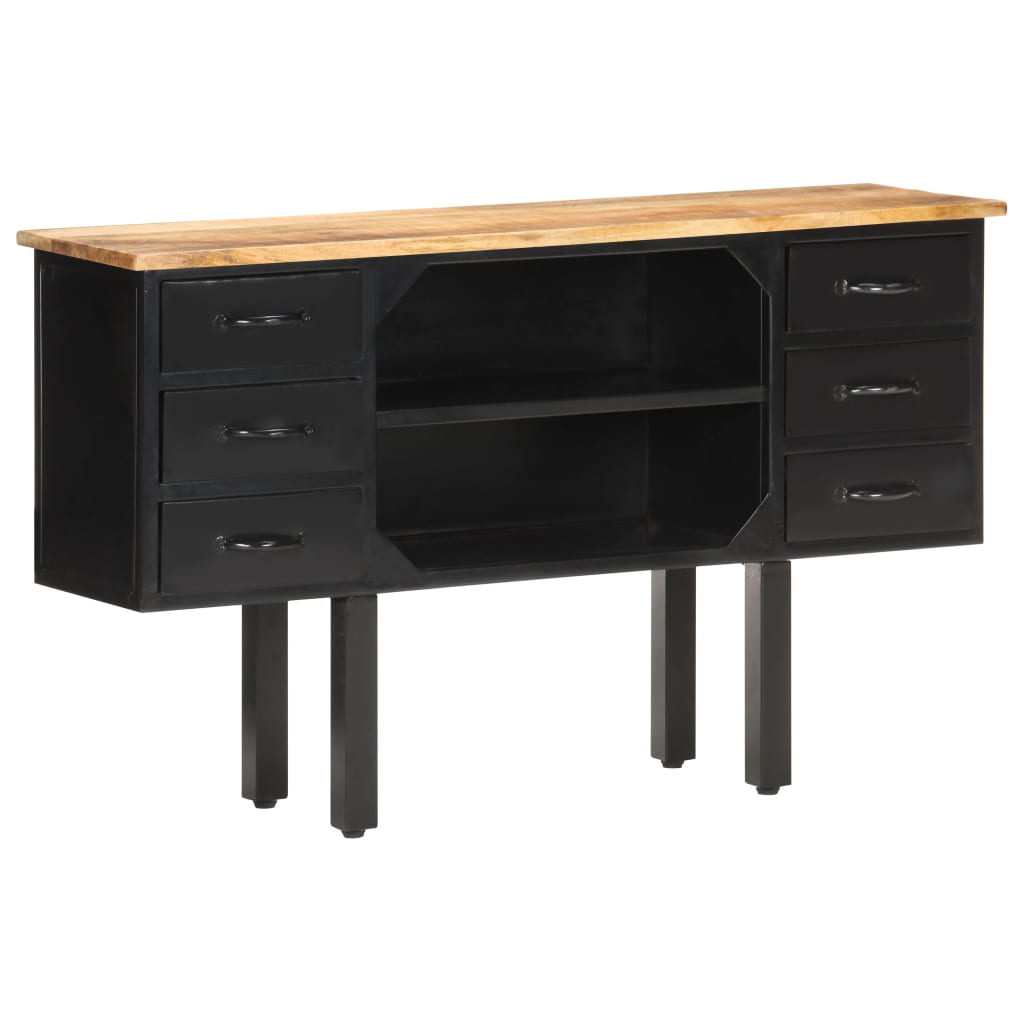 Buffet en Bois et Métal Industriel-La-Fabrique-Industrielle