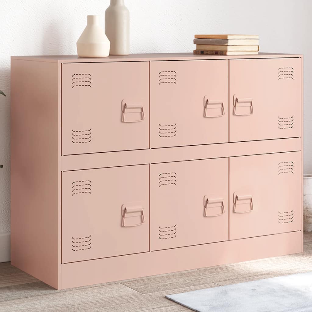 Buffet en Métal Style Industriel-Rose-1-La-Fabrique-Industrielle