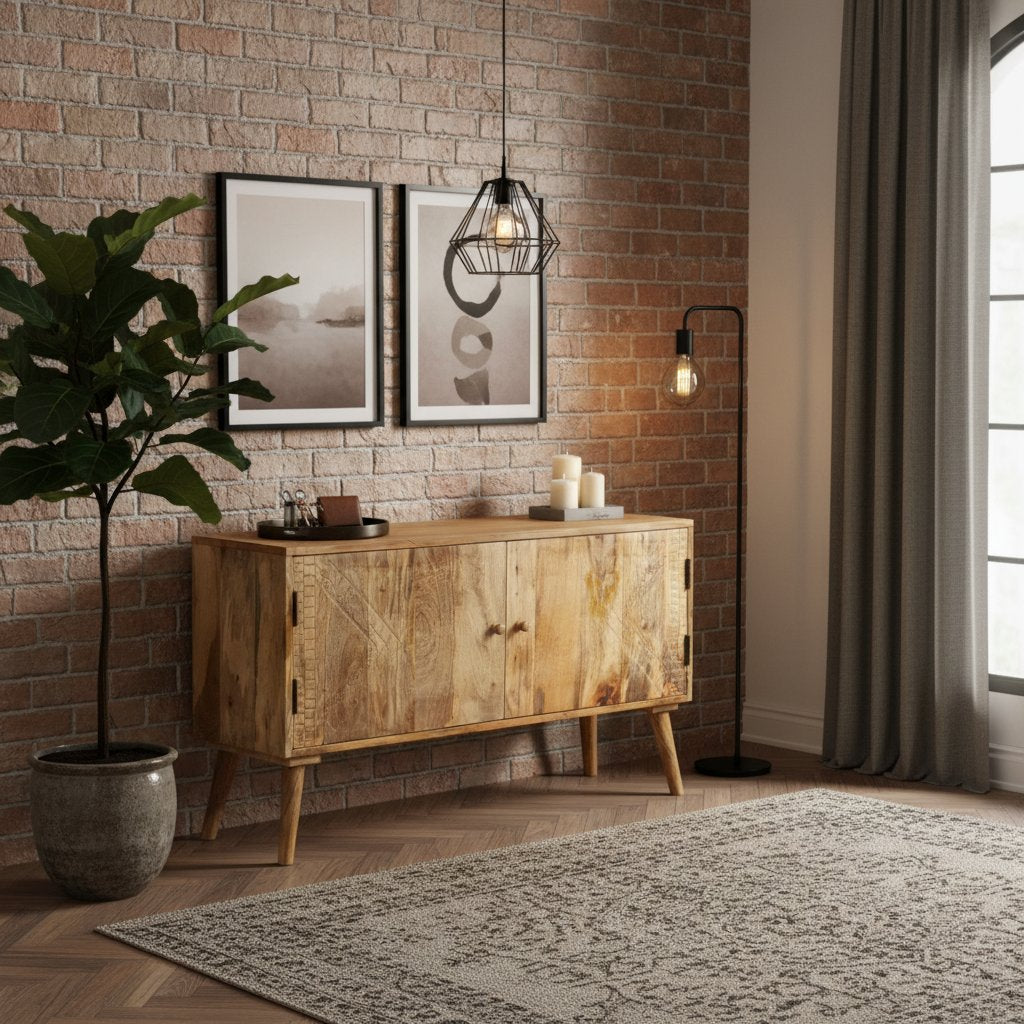 Buffet en Bois de Manguier Massif