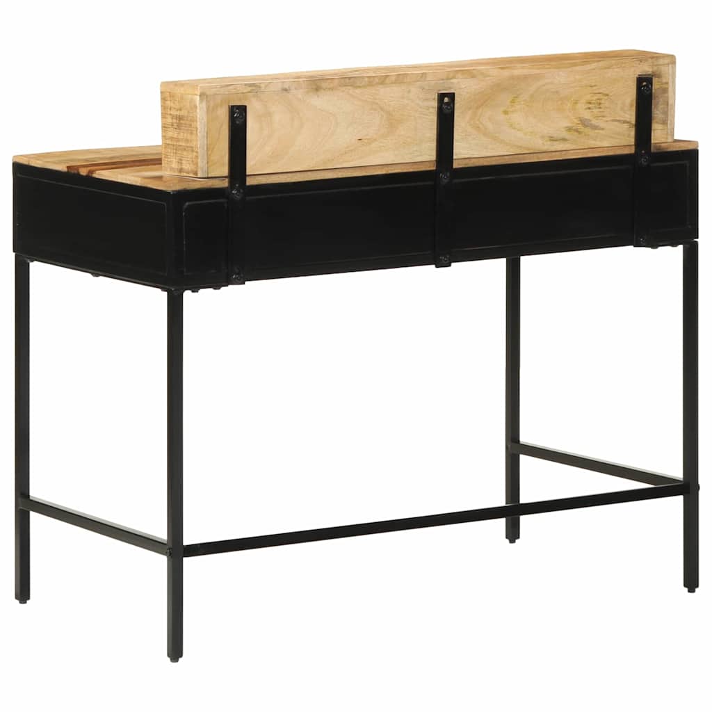 Bureau Console en Bois Massif de Mangue-La-Fabrique-Industrielle