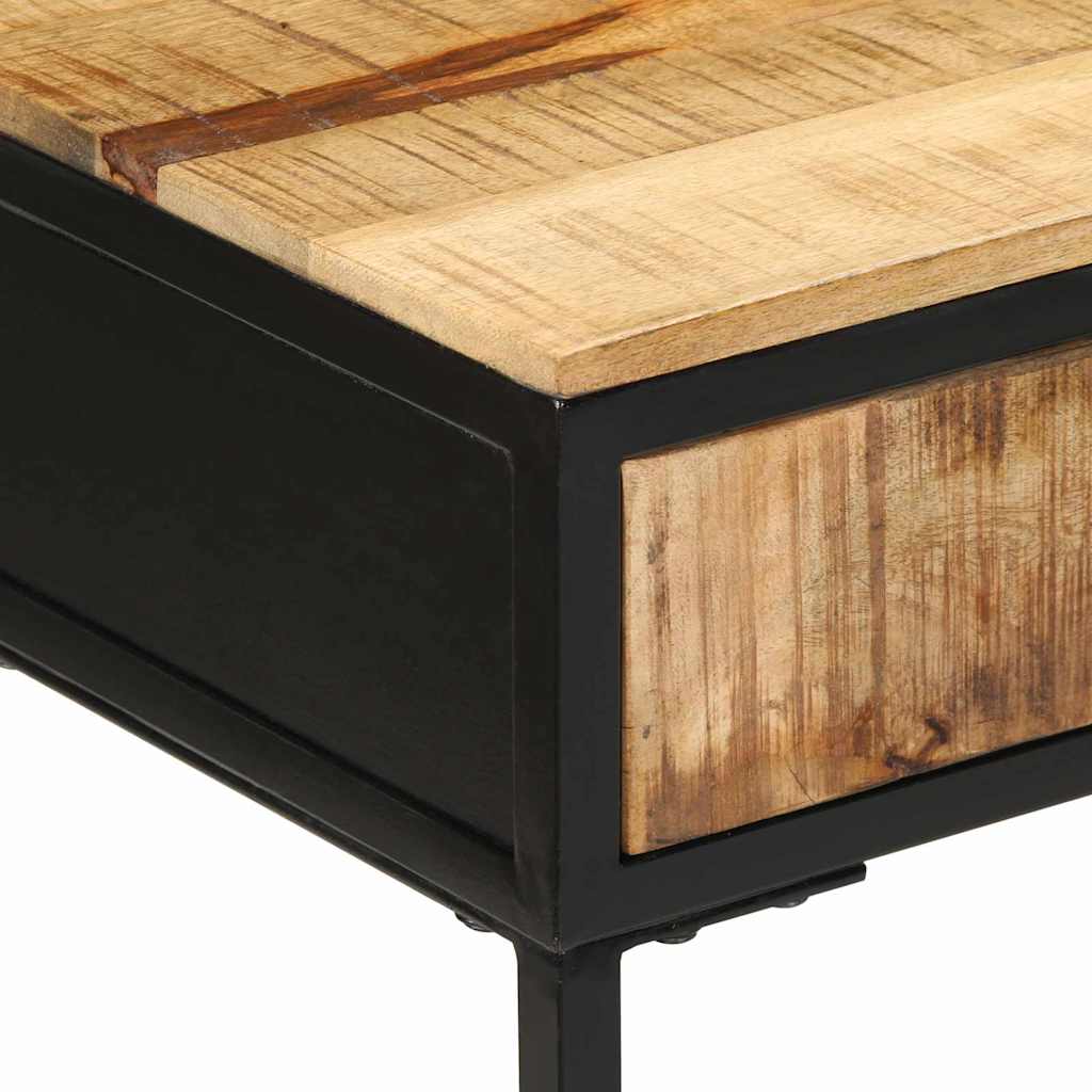 Bureau Console en Bois Massif de Mangue-La-Fabrique-Industrielle