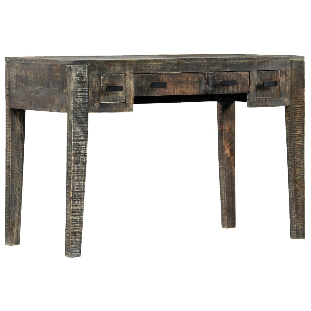 Bureau Élégant en Bois de Manguier Massif-La-Fabrique-Industrielle