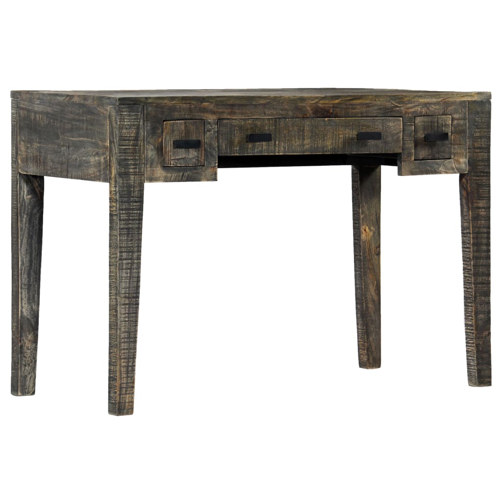 Bureau Élégant en Bois de Manguier Massif-La-Fabrique-Industrielle