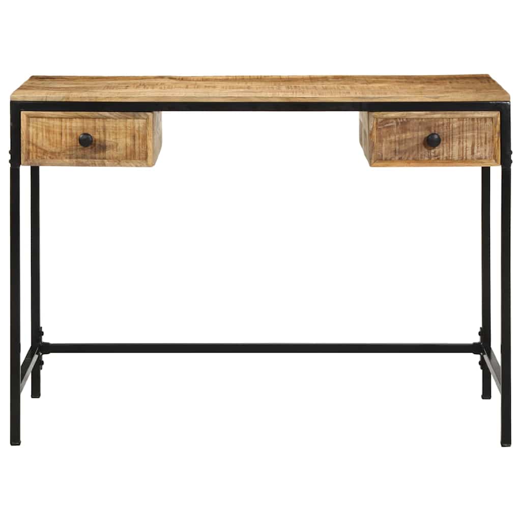 Bureau Industriel Élégant en Bois et Métal-La-Fabrique-Industrielle