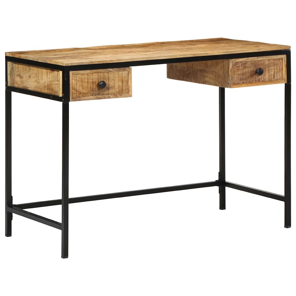 Bureau Industriel Élégant en Bois et Métal-La-Fabrique-Industrielle