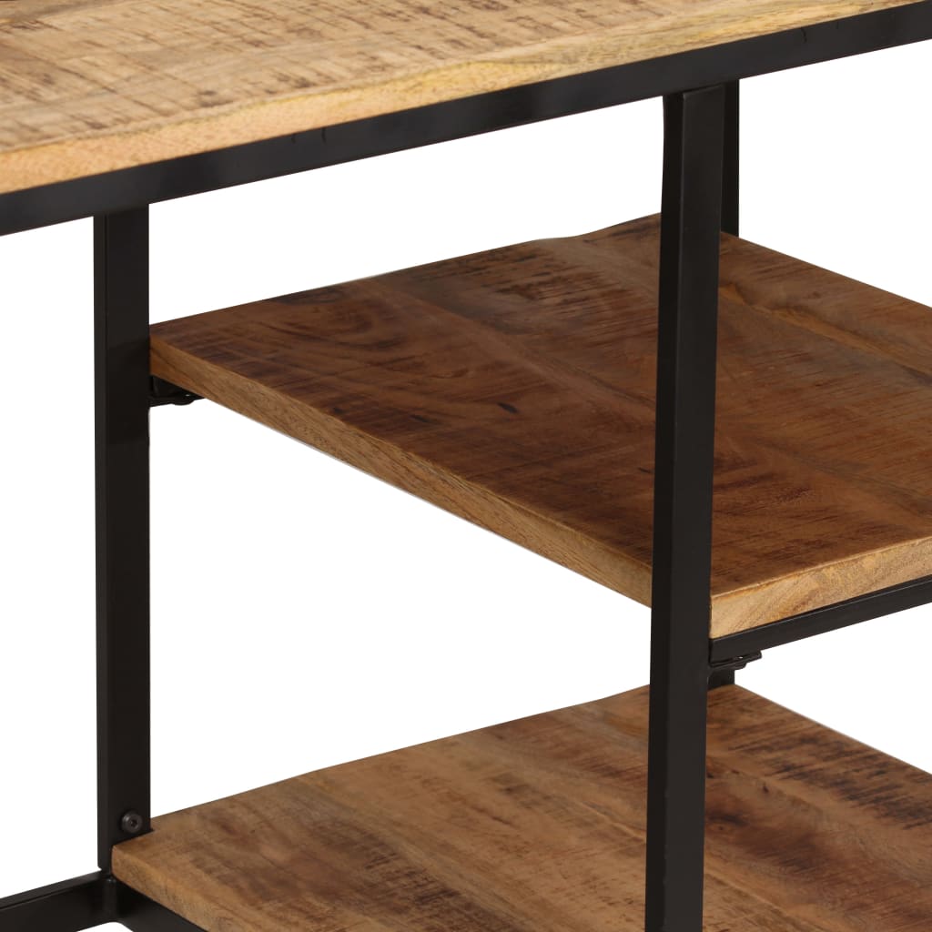 Bureau Industriel en Bois avec Rangement-La-Fabrique-Industrielle