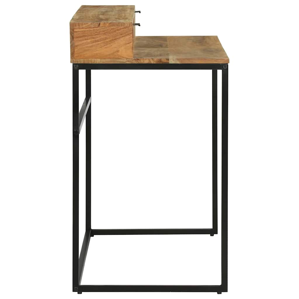 Bureau Style Industriel en Bois Massif et Métal-La-Fabrique-Industrielle