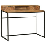 Bureau Style Industriel en Bois Massif et Métal-La-Fabrique-Industrielle
