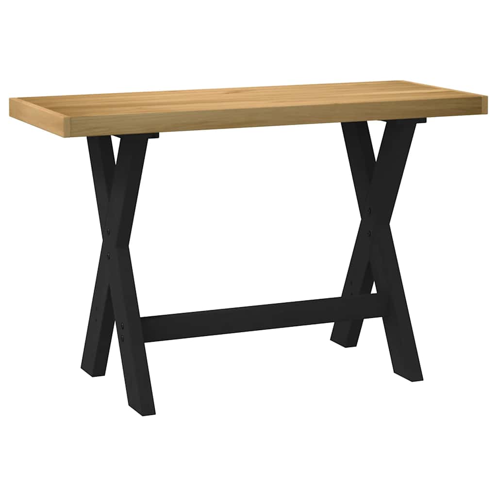 Bureau Style Tréteau Industriel en Bois de Pin-La-Fabrique-Industrielle