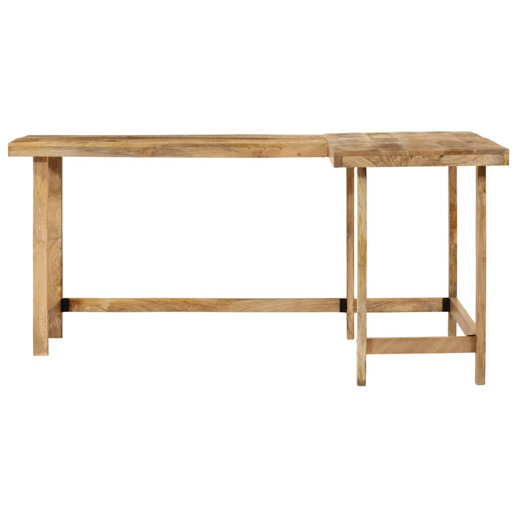Bureau d'Angle en Bois Clair Industriel-La-Fabrique-Industrielle