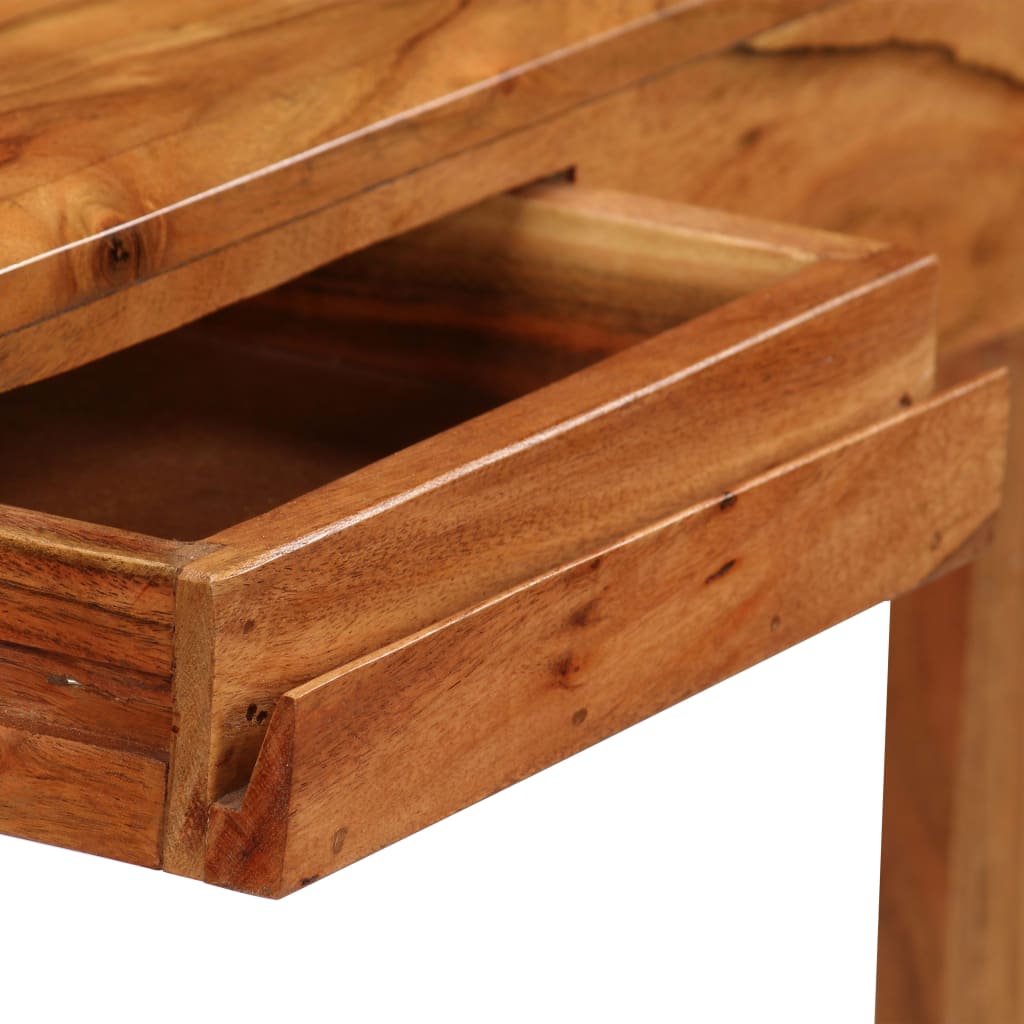 Bureau en Bois Massif au Style Industriel-La-Fabrique-Industrielle
