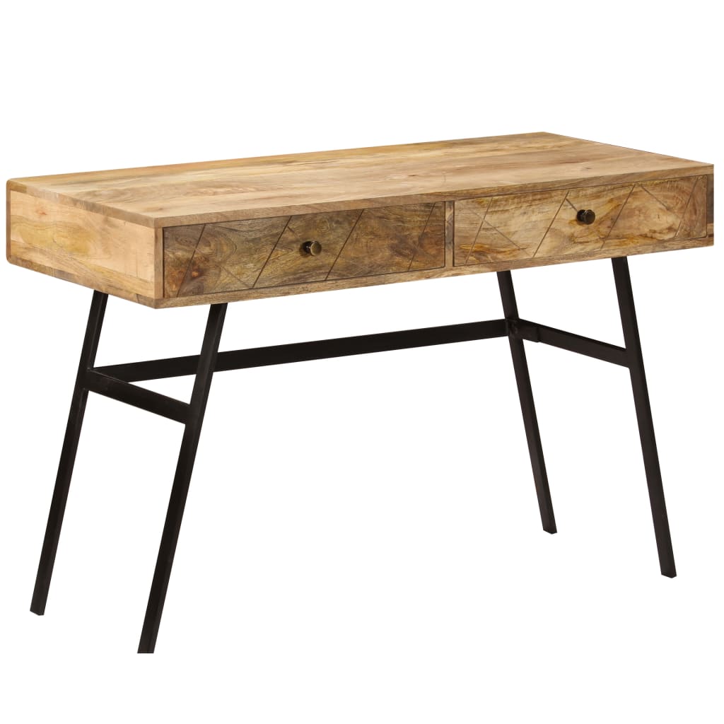 Bureau en Bois et Acier Style Industriel Loft-La-Fabrique-Industrielle