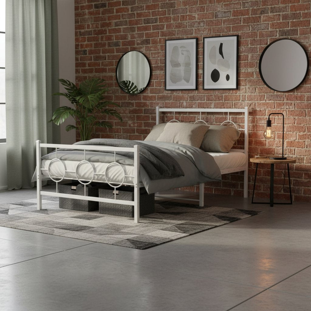 Cadre de Lit en Acier Industriel