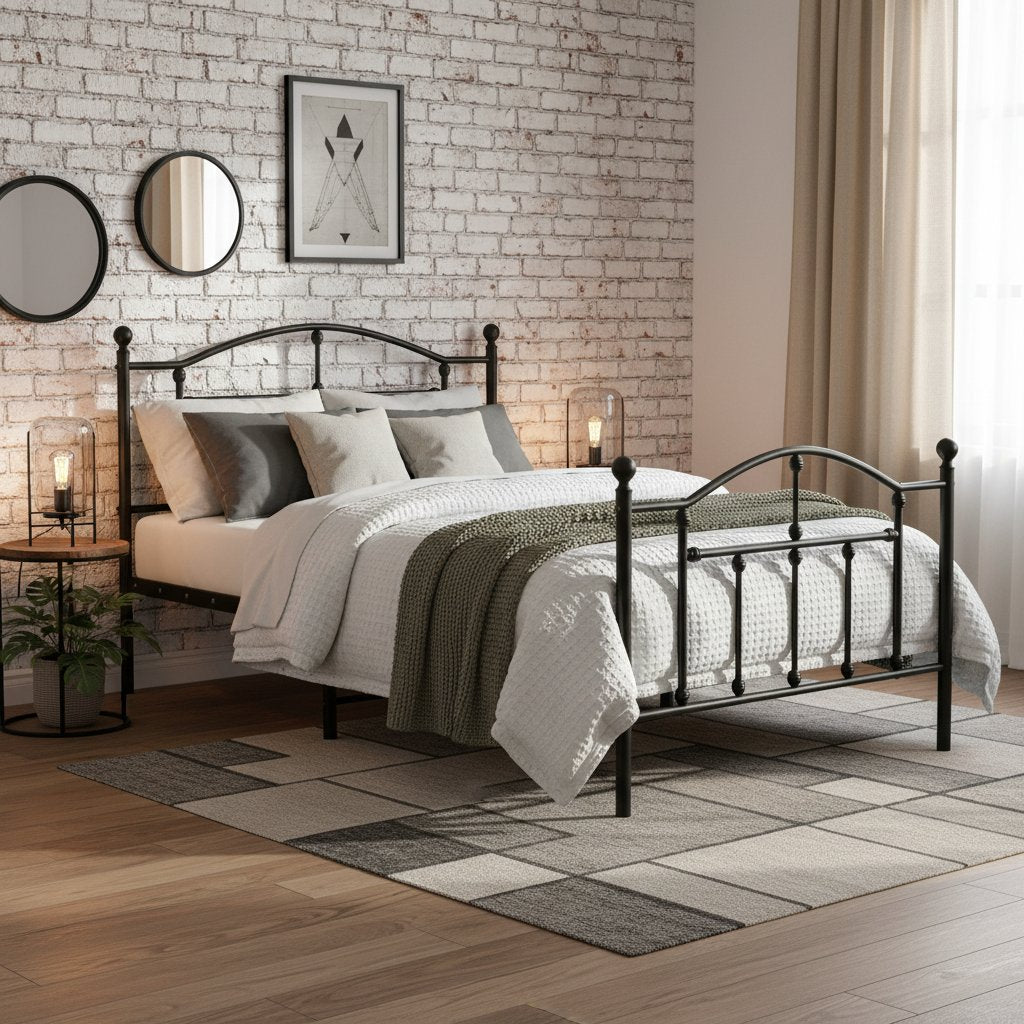 Cadre de Lit en Métal design Épuré