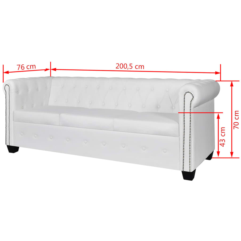 Canapé Chesterfield Moderne en Cuir-La-Fabrique-Industrielle