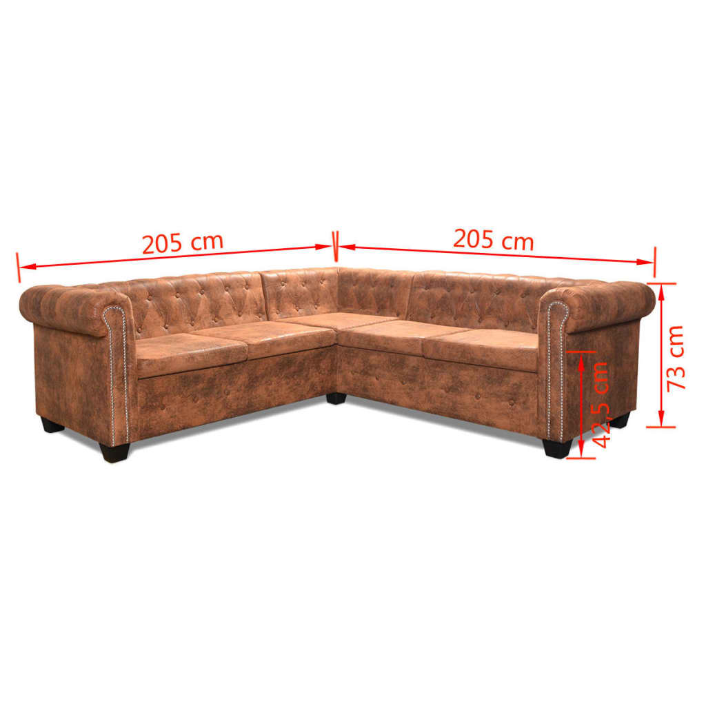 Canapé Chesterfield en Cuir Vieilli-La-Fabrique-Industrielle