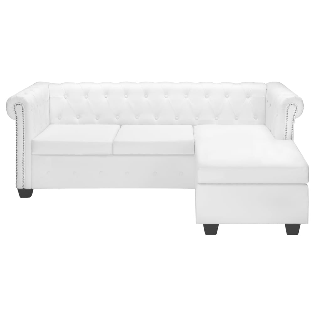 Canapé Chesterfield en Simili Cuir Raffiné-La-Fabrique-Industrielle