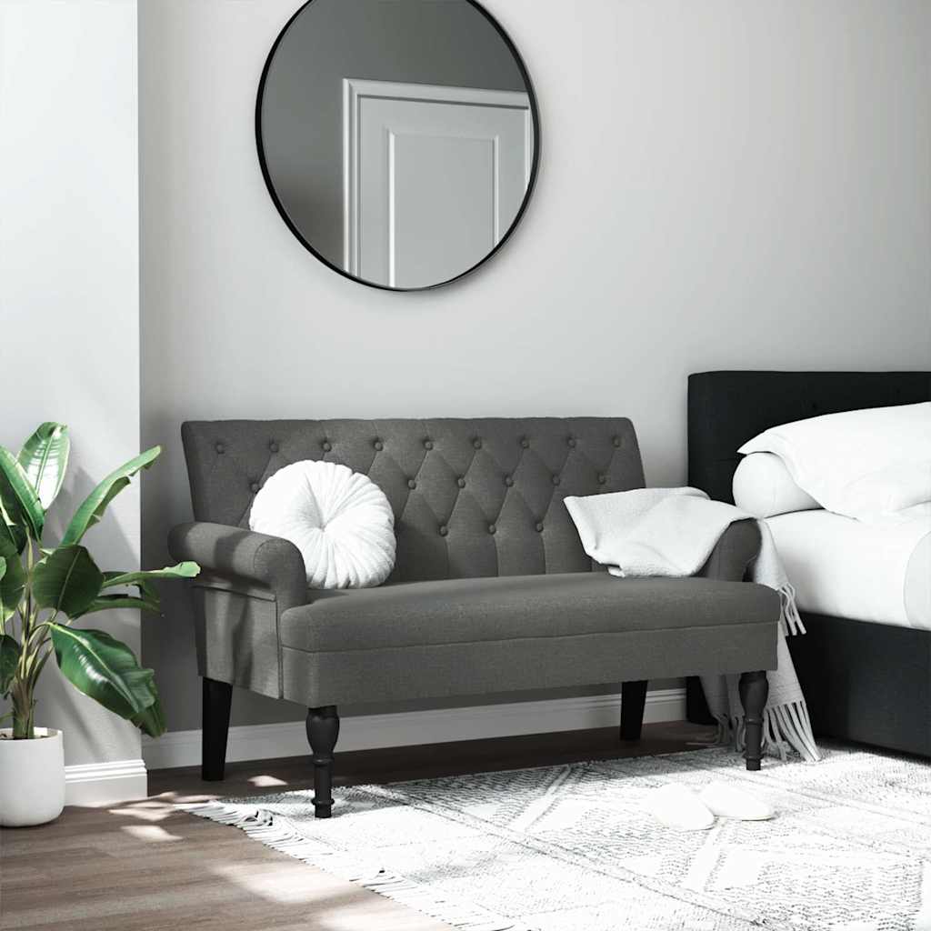 Canapé Élégant en Similicuir au Style Industriel-Gris foncé-La-Fabrique-Industrielle