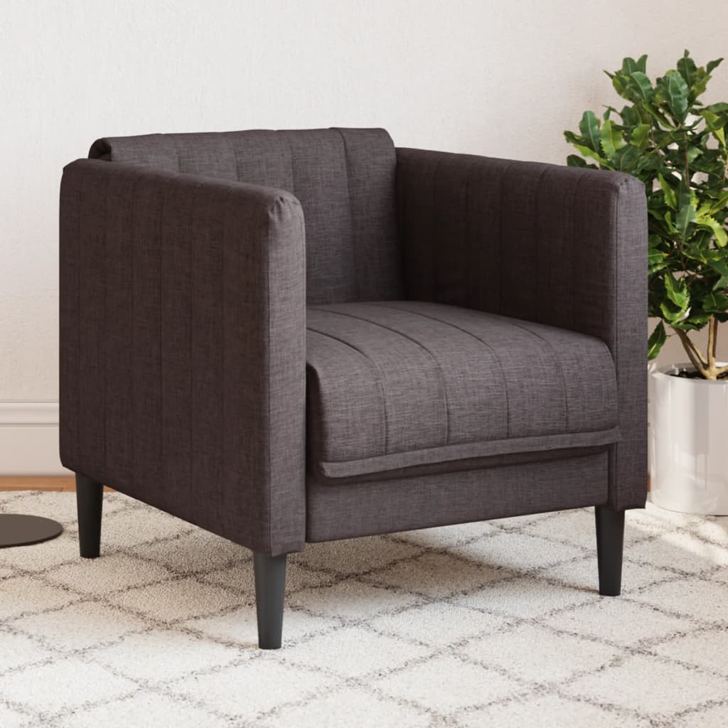 Canapé Fauteuil en Similicuir Daim-Marron foncé-Canapé-La-Fabrique-Industrielle