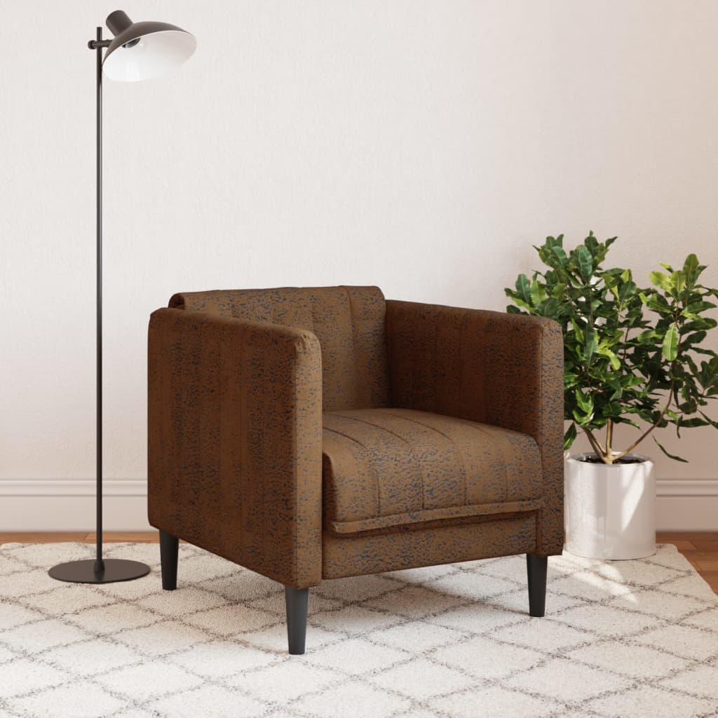 Canapé Fauteuil en Similicuir Daim-La-Fabrique-Industrielle