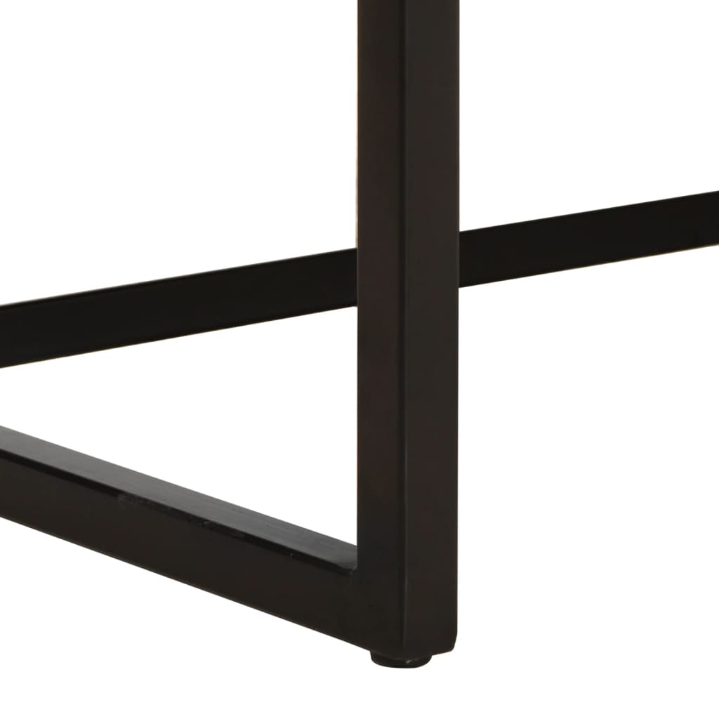 Canapé Industriel en Cuir de Chèvre Marron-La-Fabrique-Industrielle