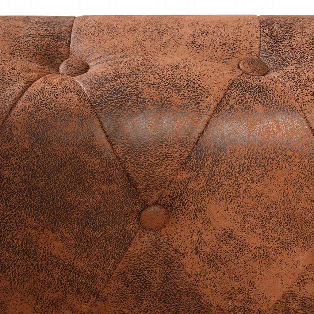 Canapé d'angle Chesterfield 6 Places en Cuir-La-Fabrique-Industrielle