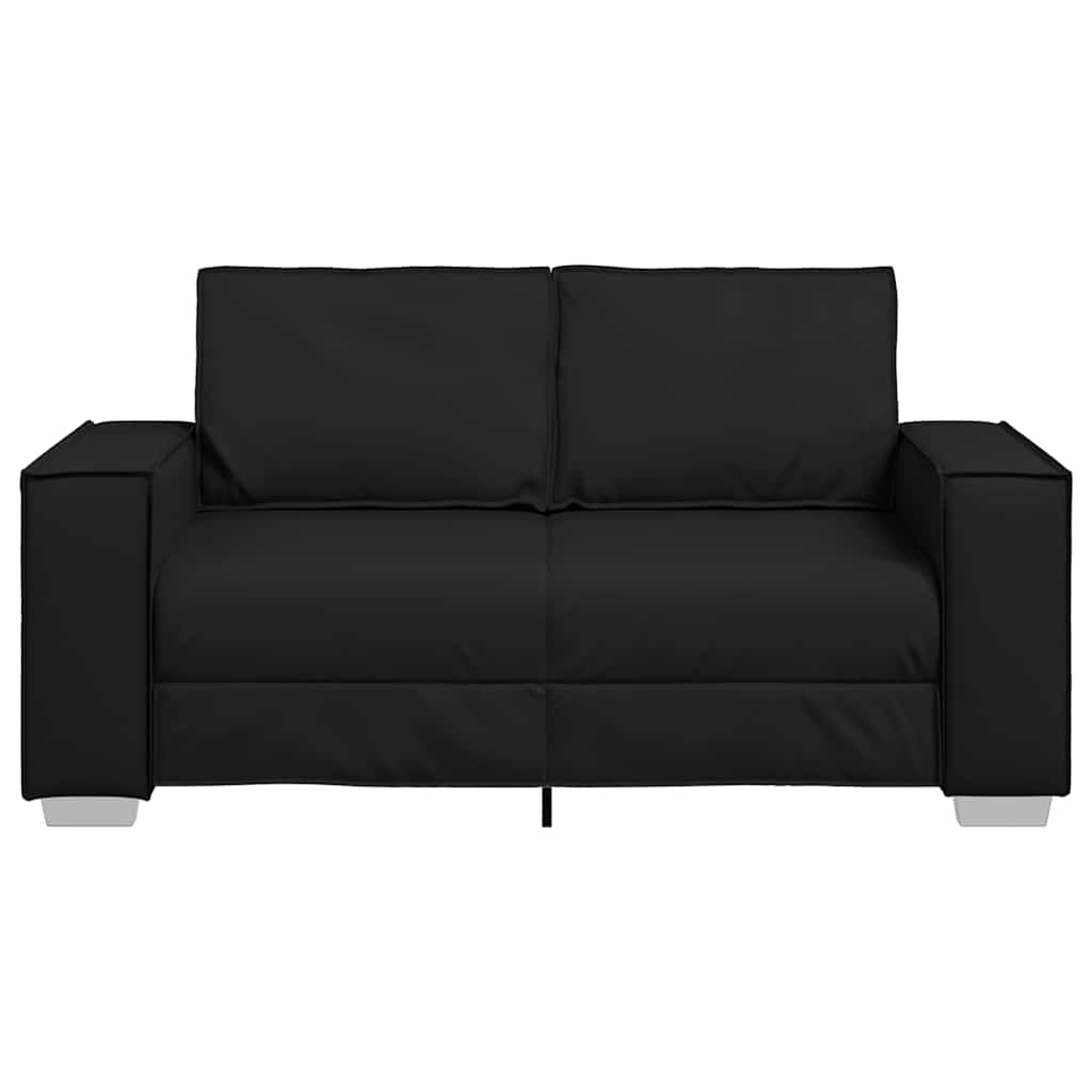 Canapé en Simili Cuir Noir Relax-La-Fabrique-Industrielle
