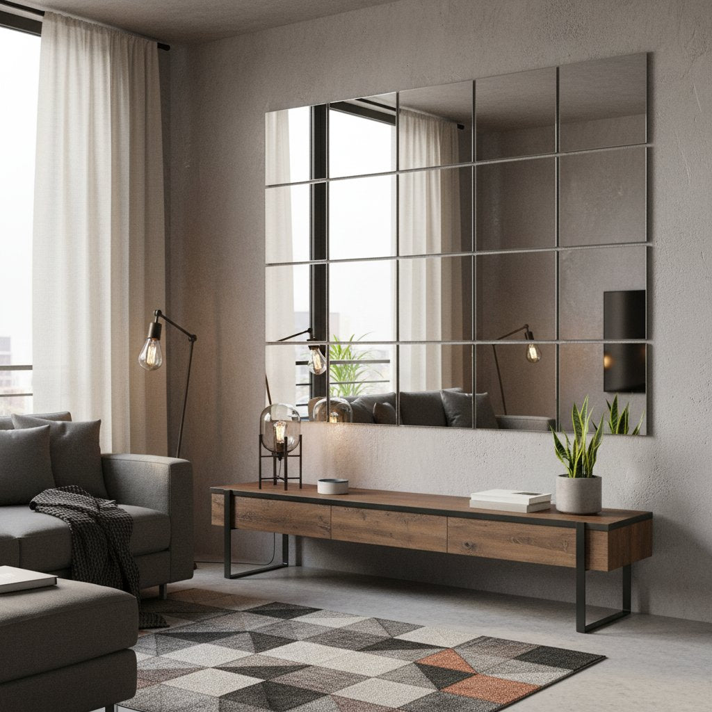 Carreaux de Miroir en Verre Industriel Mural