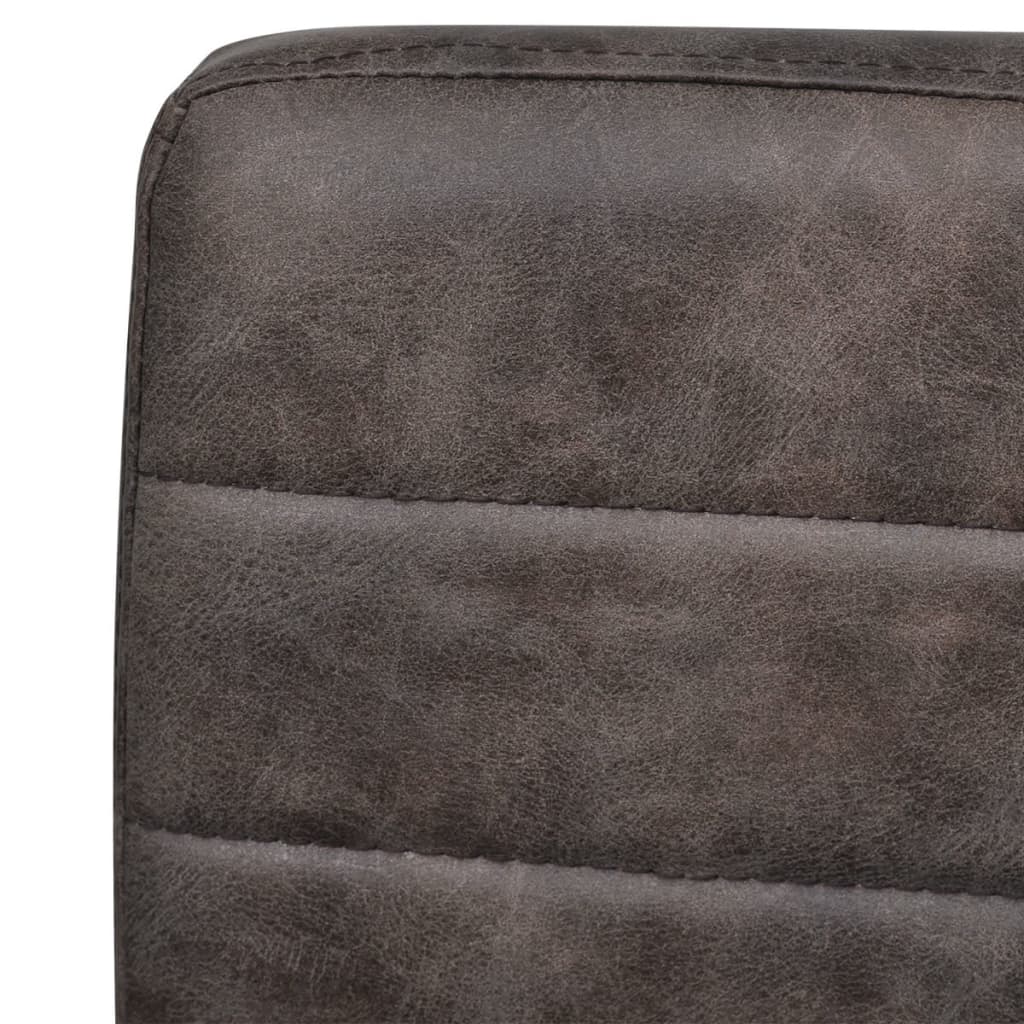 Chaise Cantilever en Cuir Marron Style Industriel-La-Fabrique-Industrielle