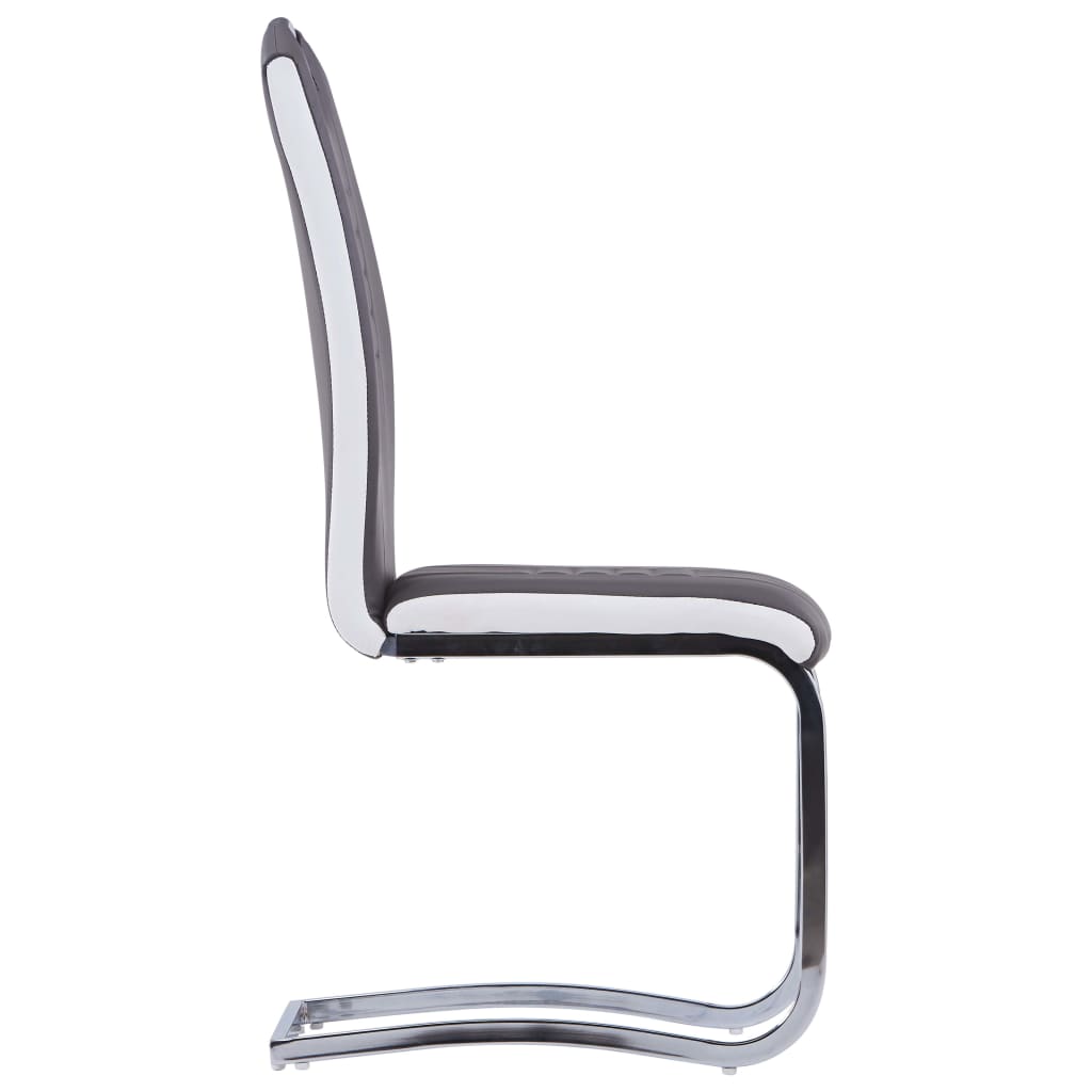 Chaise Cantilever en Cuir au Style Industriel-La-Fabrique-Industrielle