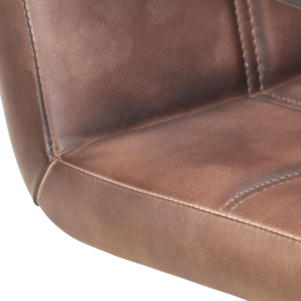 Chaise Cantilever en Cuir pour Salle à Manger-La-Fabrique-Industrielle