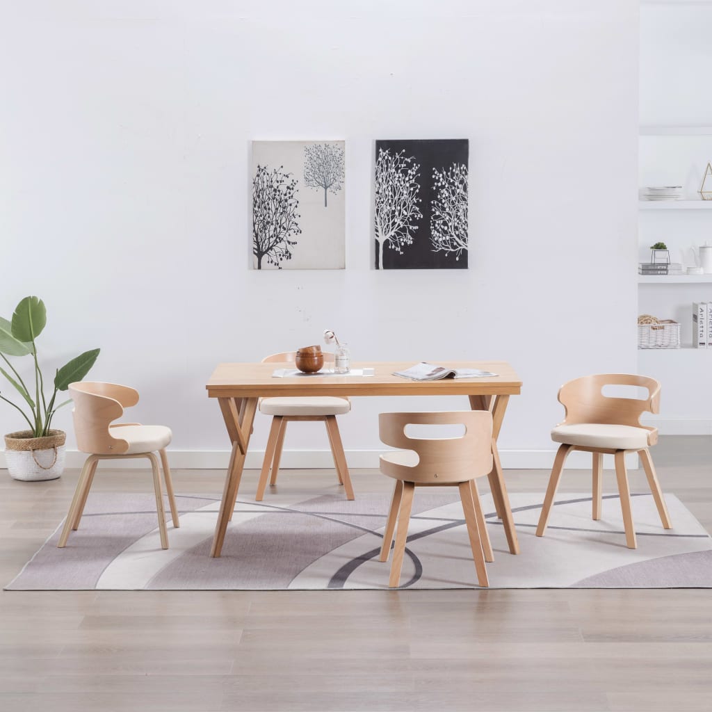 Chaise Industrielle Élégante en Noir et Bois-crème et marron clair-4-La-Fabrique-Industrielle