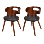 Chaise Industrielle Élégante en Noir et Bois-noir et marron foncé-2-La-Fabrique-Industrielle